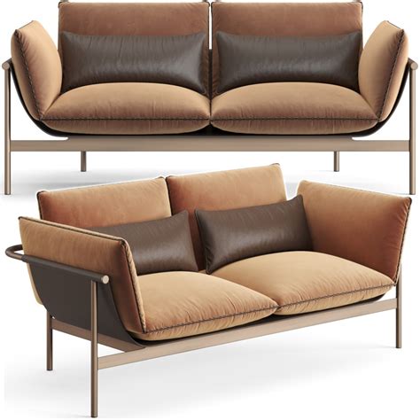 fendi bench sofa 3d model|fendi casa 3d download.